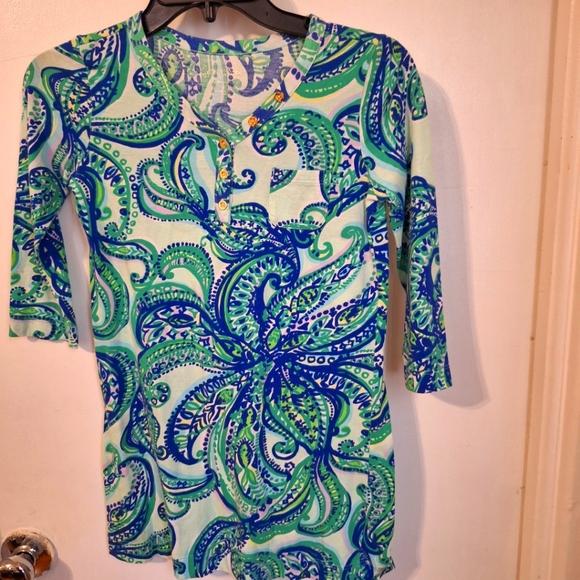 Lilly Pulitzer Other - Lilly Pulitzer Rossmore Girls Dress Green Paisley